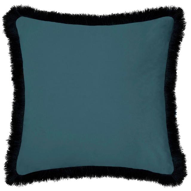 Loreto Feathers Square Scatter Cushion with Filling Voyage Maison Colour: Teal on Productcaster.