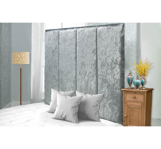 Schaffer Upholstered Headboard Fairmont Park Colour: Silver, Size: Single (3') on Productcaster.