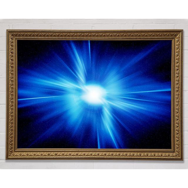 Exploding Star - Single Picture Frame Art Prints Ebern Designs Size: 42cm H x 59.7cm W on Productcaster.