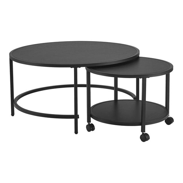 Ledsome Coffee Table with Storage (Set of 2) Ebern Designs on Productcaster.