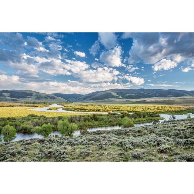 Bodcaw North Platte River by Marekuliasz - Wrapped Canvas Photograph Alpen Home Size: 81cm H x 122cm W x 3.8cm D on Productcaster.