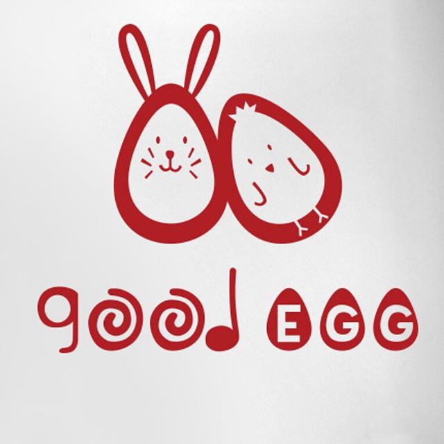 Good Egg Door Room Wall Sticker Happy Larry Colour: Dark Red on Productcaster.