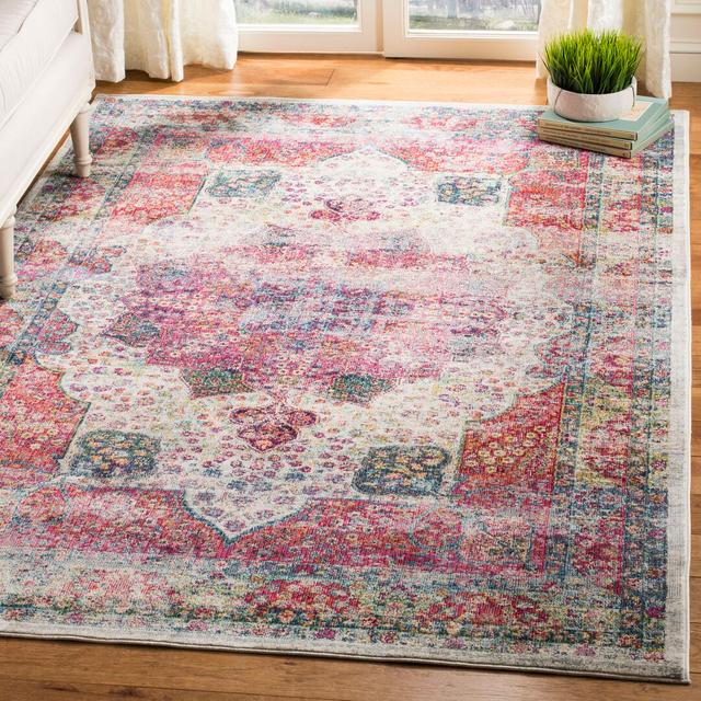 Grier Hooked Cream Rug World Menagerie Rug Size: Rectangle 160 x 230cm on Productcaster.