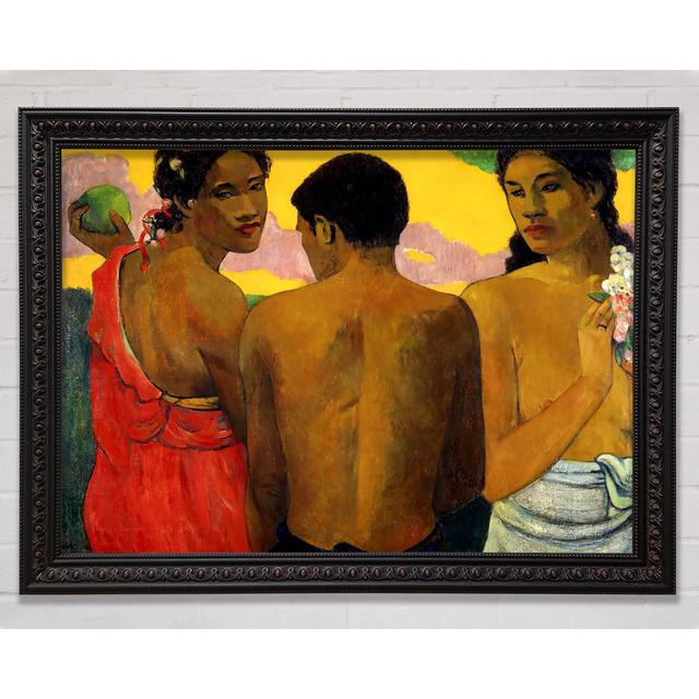 Gauguin Three Tahitians - Single Picture Frame Print Rosalind Wheeler Format: Black Framed Wood, Size: 29.7cm H x 42cm W x 3cm D on Productcaster.