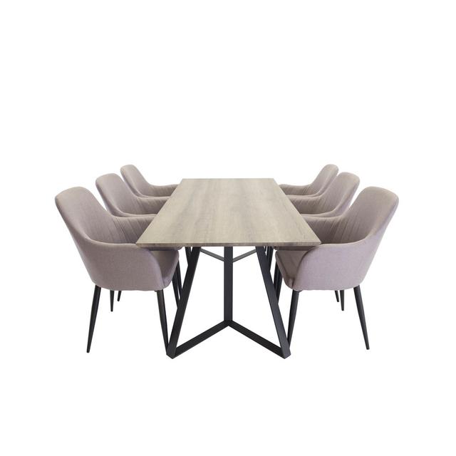 Hosford 6 - Person Dining Set Corrigan Studio on Productcaster.