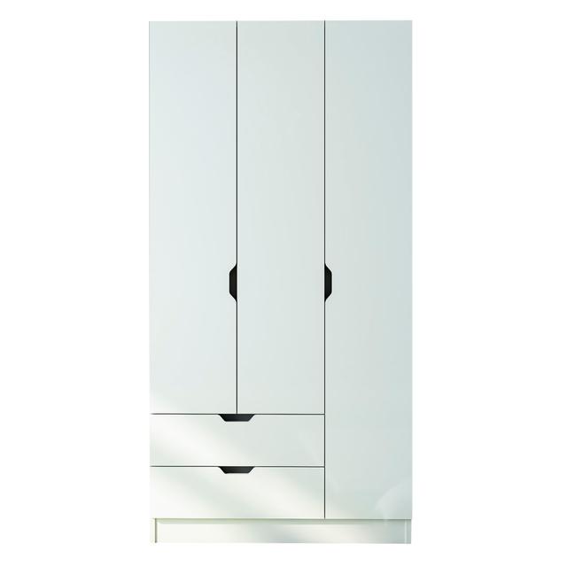 Lafrederick 3 Door Wardrobe Latitude Run on Productcaster.