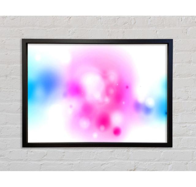 Blurred Colours - Single Picture Frame Art Prints on Canvas Bright Star Size: 59.7cm H x 84.1cm W x 3.3cm D on Productcaster.