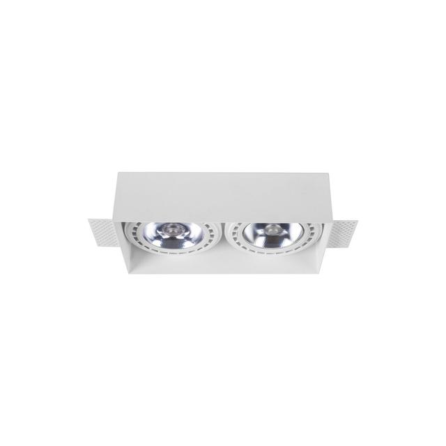 Ereka 2-Light 23cm Flush Mount 17 Stories Finish: White on Productcaster.