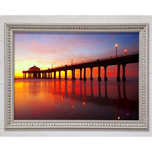 Pier Delight - Single Picture Frame Art Prints Bright Star Size: 29.7cm H x 42cm W x 3cm D on Productcaster.