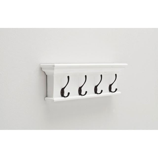 Gerold Wall 4 - Hook Wall Mounted Coat Rack Brambly Cottage on Productcaster.