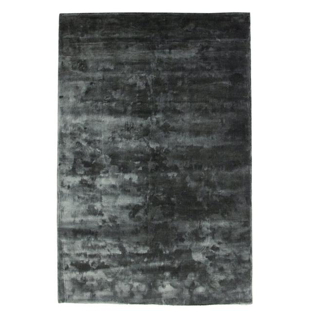 Mankiewicz Solid Colour Hand Woven Graphite Area Rug Fairmont Park Rug Size: Rectangle 201 x 301cm on Productcaster.