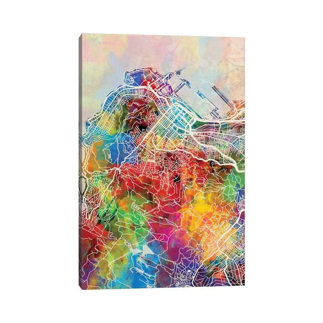 Winterbloom by Mia Charro - Wrapped Canvas Art Prints Borough Wharf Size: 30.48cm H x 20.32cm W x 1.91cm D on Productcaster.