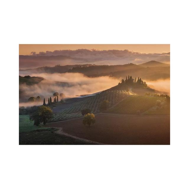 Spring in Tuscany XVII by Daniel Kordan - Wrapped Canvas Art Prints Alpen Home Size: 66.04cm H x 66.04cm W x 1.905cm D on Productcaster.