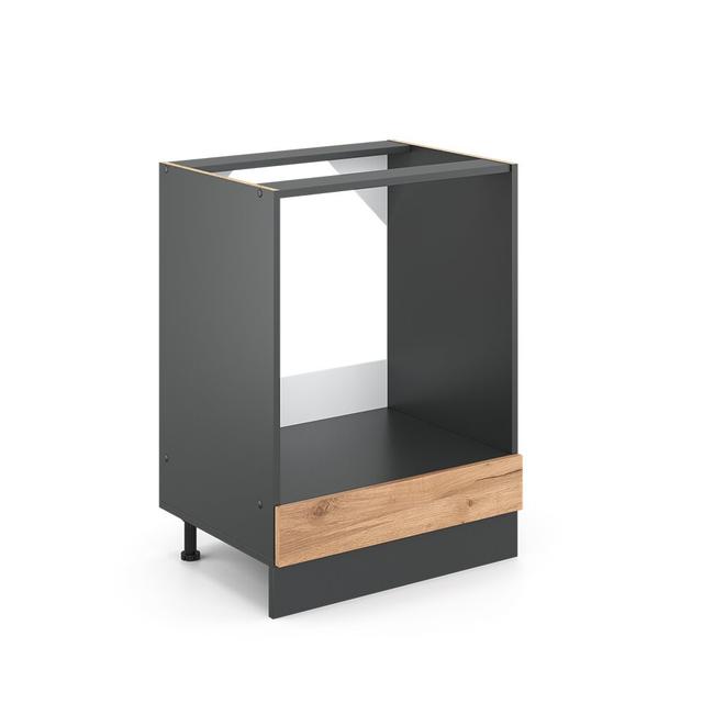 81Cm H x 60Cm W x 46Cm D Oak Wall Unit Cabinet Brayden Studio Colour: Brown/Grey on Productcaster.