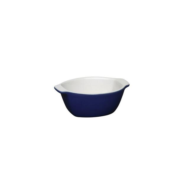 Aimil 0.2 Qt. Stoneware Oval Baking Dish 17 Stories Colour: Blue on Productcaster.