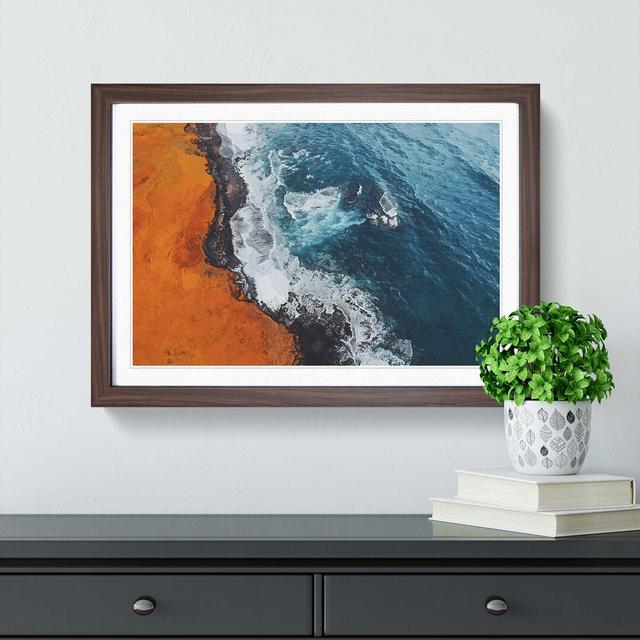 Snaefellsnes Coast in Iceland - Picture Frame Graphic Art Print East Urban Home Frame Option: Walnut Framed, Size: 27cm H x 36cm W x 2cm D on Productcaster.