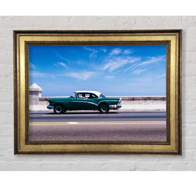 Classic Car Down The Highway - Single Picture Frame Art Prints Bright Star Size: 84.1cm H x 118.9cm W on Productcaster.