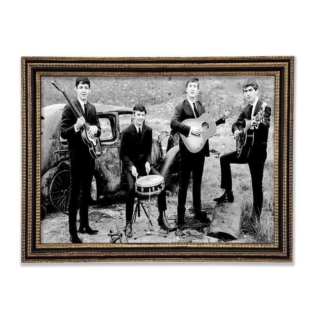 Beatles Band - Single Picture Frame Art Prints Ebern Designs Size: 42.1cm H x 59.7cm W x 3cm D on Productcaster.