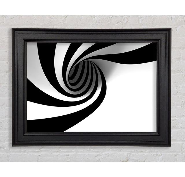 Hypnotic Whirlpool Framed Print Ivy Bronx Size: 29.7cm H x 42cm W x 8cm D on Productcaster.