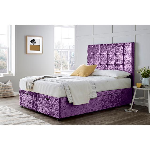 Tiffington Divan Bed Base Wayfair Sleep Colour: Purple, Size: Super King (6') on Productcaster.