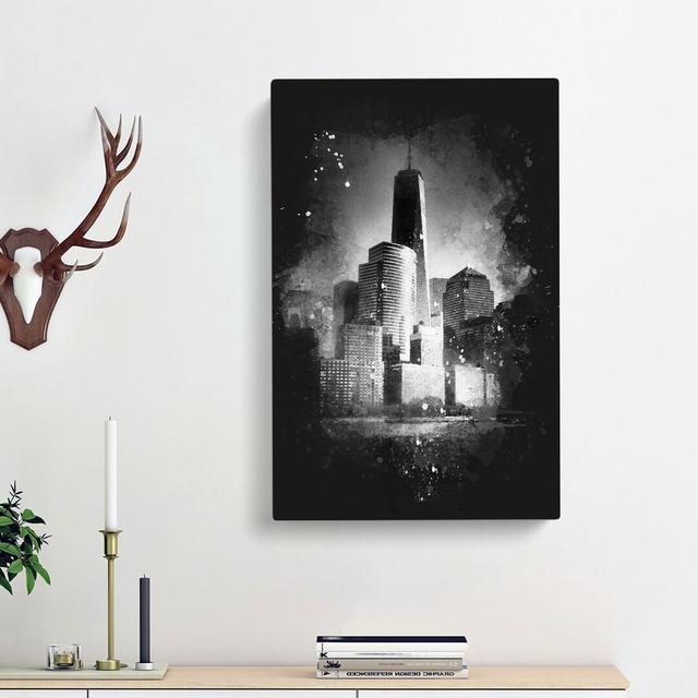 Freedom Tower in New York City - Wrapped Canvas Graphic Art Print East Urban Home Size: 76cm H x 50cm W x 3cm D on Productcaster.