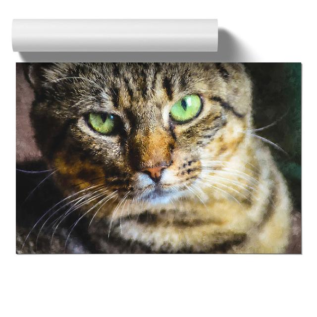 Portrait of a Cat Vol.6 - Unframed Graphic Art East Urban Home Size: 30cm H x 42cm W x 0.1cm D on Productcaster.