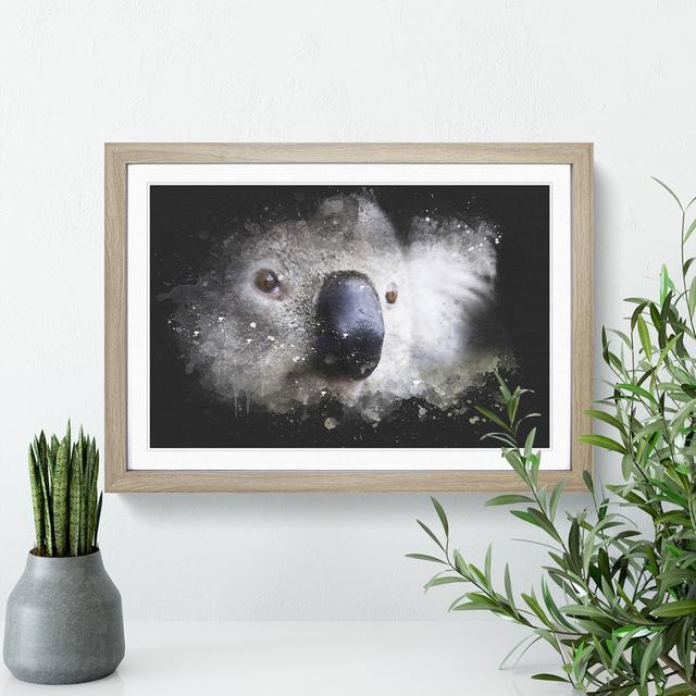 Koala Bear Vol.2 - Picture Frame Graphic Art East Urban Home Frame Option: Oak Framed, Size: 36cm H x 48cm W x 2cm D on Productcaster.