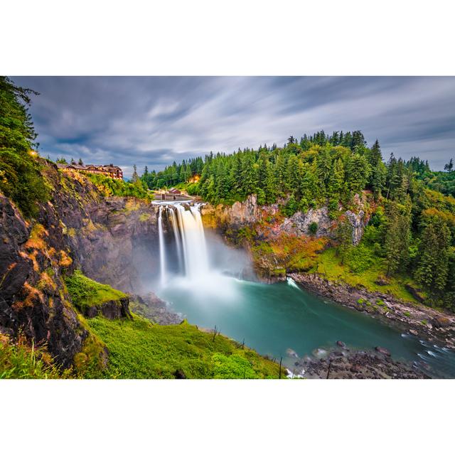 Edon Snoqualmie Falls, Washington, USA - Print Alpen Home Size: 81cm H x 122cm W x 3.8cm D on Productcaster.