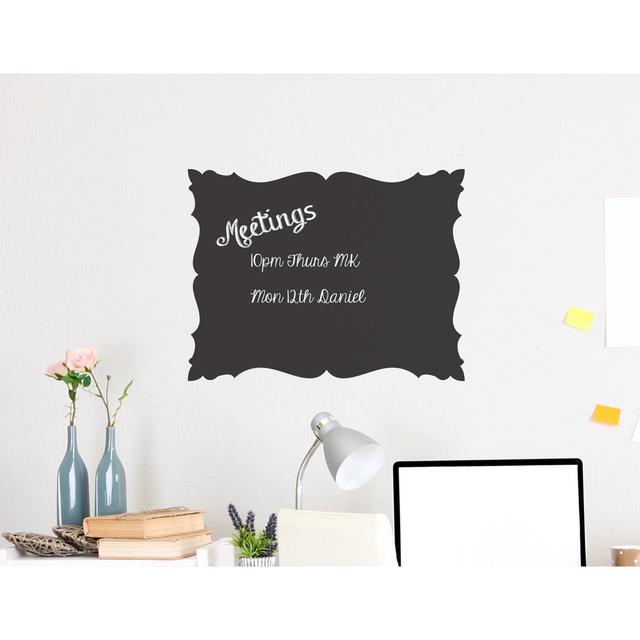 Baroque Chalkboard Sticker East Urban Home Size: 42 cm H x 29.7 cm W on Productcaster.