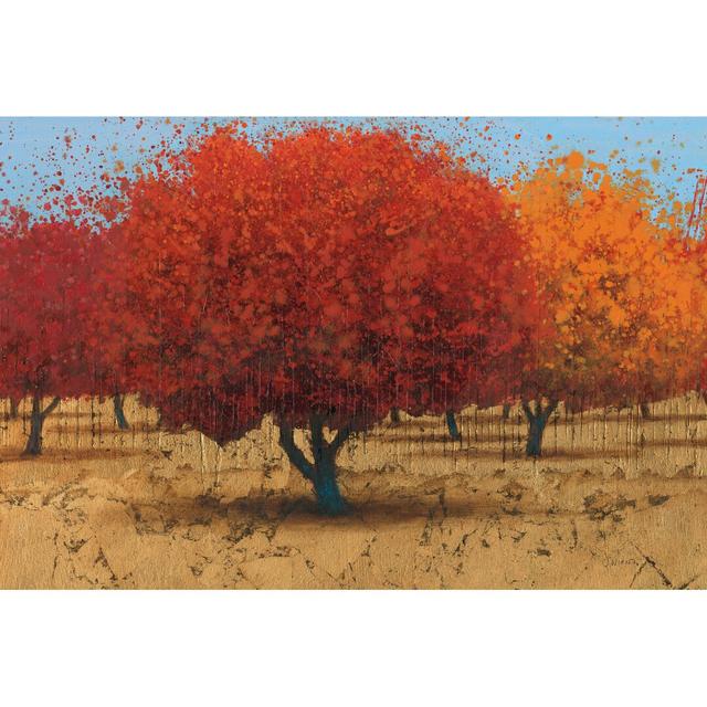 Trees III Square II by James Wiens - Wrapped Canvas Painting Marlow Home Co. Size: 122cm H x 122cm W on Productcaster.