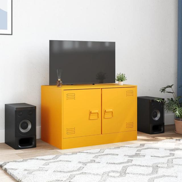 TV-Rack für TVs bis zu 24" ModernMoments Farbe: Senfgelb on Productcaster.