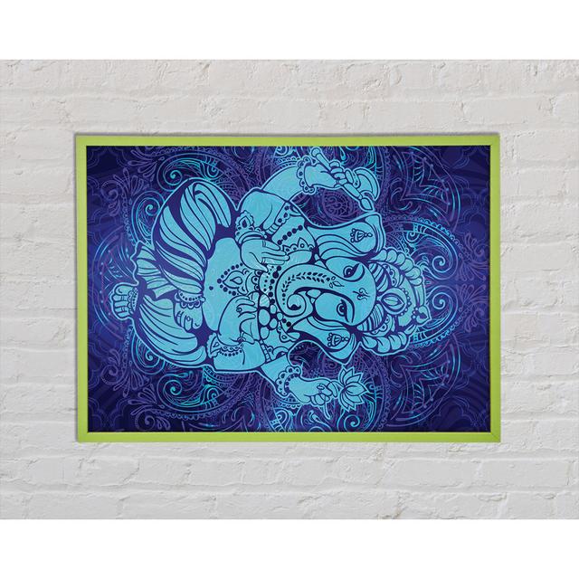 Brechtel Hindu God Ganesha 4 - Single Picture Frame Art Prints Latitude Vive Size: 29.7cm H x 42cm W x 2cm D on Productcaster.