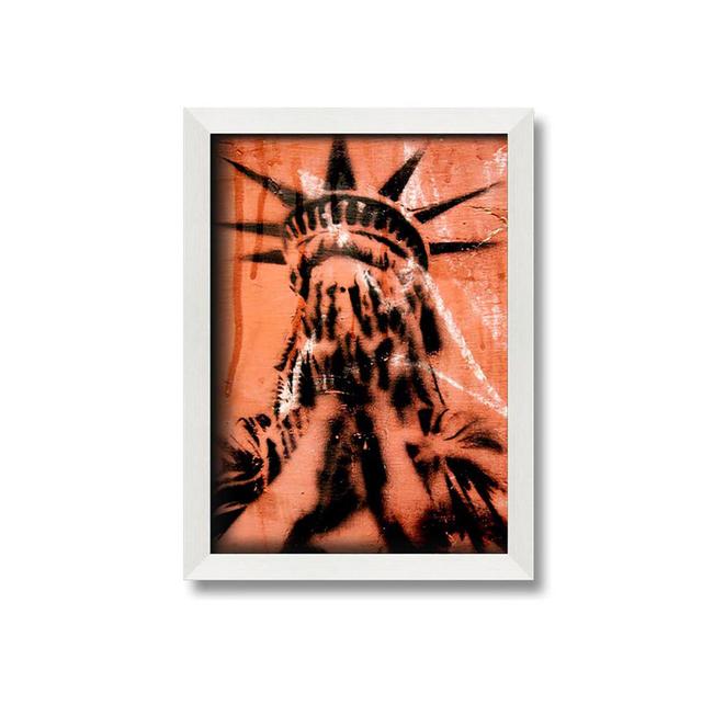 Arnit Statue Of Liberty Cry Framed Print Wall Art ClassicLiving Size: 59.7cm H x 42cm W x 10cm D on Productcaster.