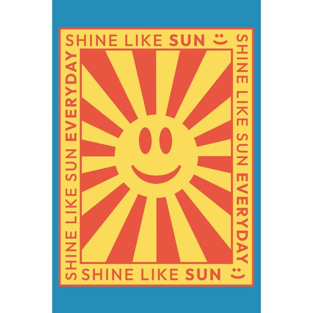 Sunshine Retro Placard. Maturi Size: 122cm H x 81cm W on Productcaster.