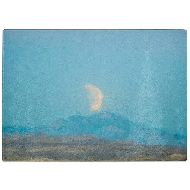 Tempered Glass Super Blood Moon Eclipse Chopping Board East Urban Home Size: 39 cm W x 28.5 cm L on Productcaster.