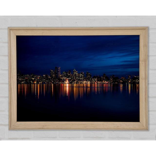 Night City Lights - Print Brayden Studio Size: 21cm H x 29.7cm W x 1.5cm D on Productcaster.