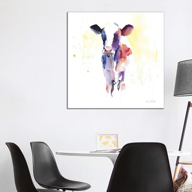 Holstein II by Aimee Del Valle - Wrapped Canvas Print August Grove Size: 93.98cm H x 93.98cm W x 1.91cm D on Productcaster.