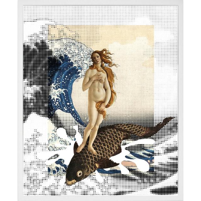 Venus Surfing by Young And Battaglia - Single Picture Frame Print on Canvas Rosalind Wheeler on Productcaster.