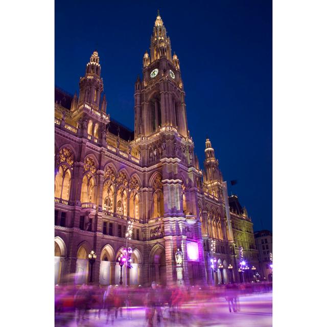 Town-Hall In Vienna - Wrapped Canvas Print 17 Stories Size: 91cm H x 61cm W on Productcaster.