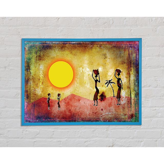 African Tribal Art 2 - Single Picture Frame Art Prints Latitude Vive Size: 42cm H x 59.7cm W x 2cm D on Productcaster.