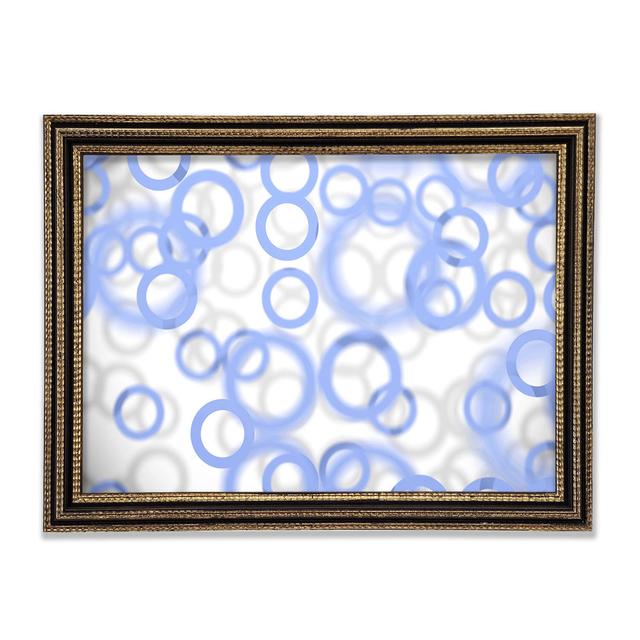 Ice Bubbles Framed Print Ivy Bronx Size: 59.7cm H x 84.1cm W x 3cm D on Productcaster.