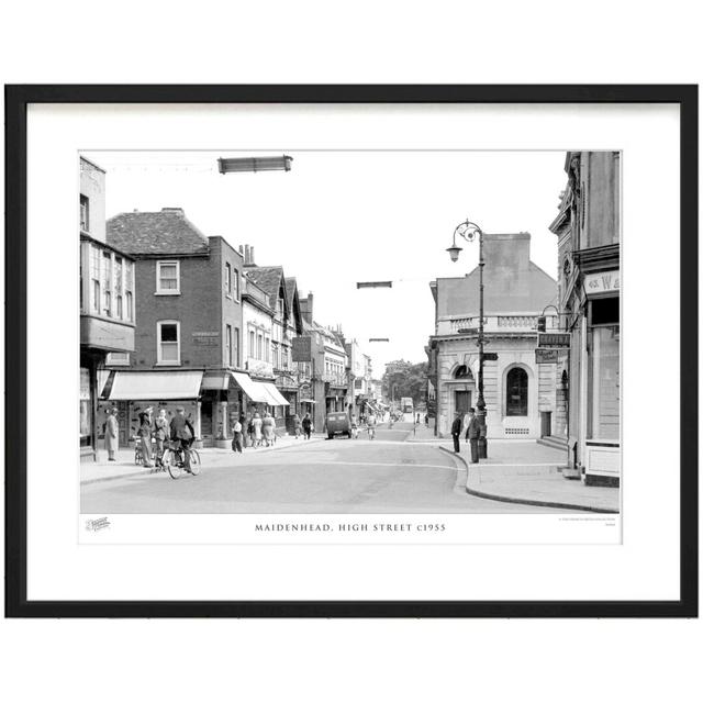 Maidenhead, High Street C1955 by Francis Frith - Single Picture Frame Print The Francis Frith Collection Size: 28cm H x 36cm W x 2.3cm D on Productcaster.