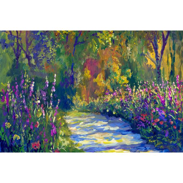 Loiselle Painting In The Style Of Impressionism - Wrapped Canvas Print ClassicLiving Size: 81cm H x 122cm W x 3.8cm D on Productcaster.