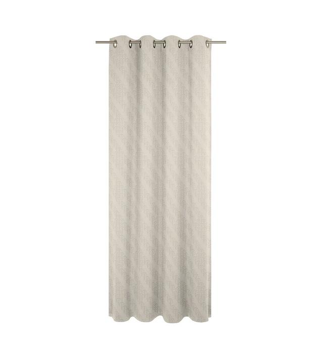 Lizeth Eyelet Room Darkening Curtain Latitude Run Size: 145 x 145cm, Colour: Cream on Productcaster.