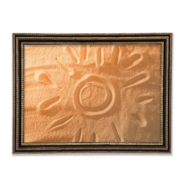 Sunset In The Sand - Print Ebern Designs Size: 84.1cm H x 118.9cm W x 3cm D on Productcaster.