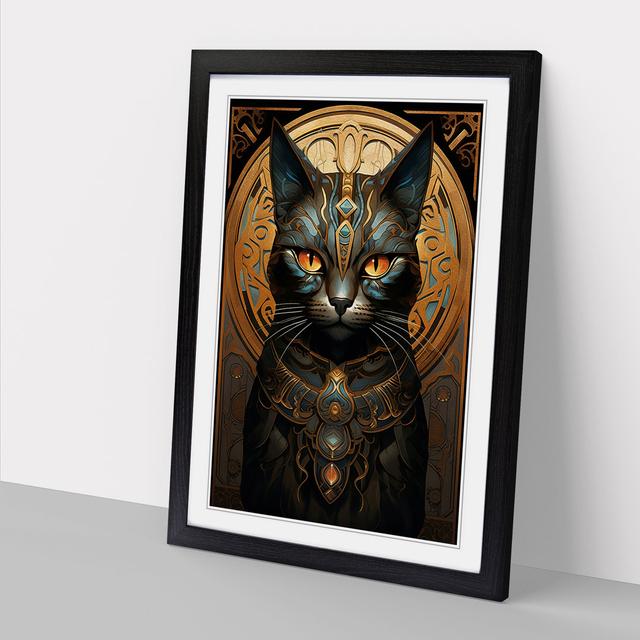 XYZ-FRM-V1223-600 Single Picture Frame Art Prints on Wood Latitude Vive Size: 46cm H x 34cm W, Format: Black Framed on Productcaster.