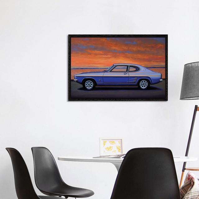 Ford Capri 1969 by Paul Meijering - Floater Frame Gallery-Wrapped Canvas Giclée on Canvas iCanvas on Productcaster.