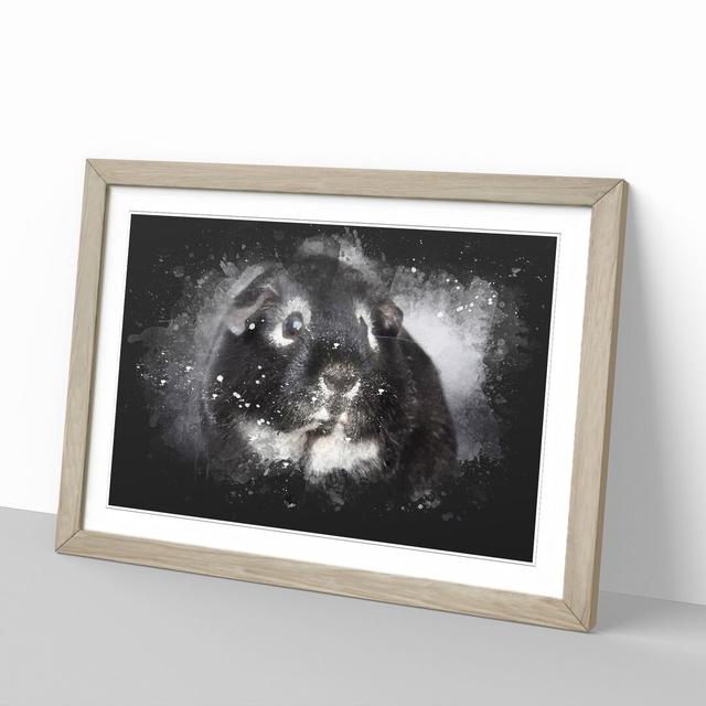 Guinea Pig - Picture Frame Graphic Art East Urban Home Size: 27cm H x 36cm W x 2cm D, Frame Option: Oak Framed on Productcaster.