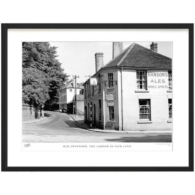 'Old Swinford, the Labour In Vain C1955' - Picture Frame Photograph Print on Paper The Francis Frith Collection Size: 28cm H x 36cm W x 2.3cm D on Productcaster.