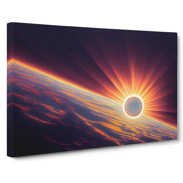 Bedazzled Sunset - Wrapped Canvas Print 17 Stories Size: 35cm H x 50cm W x 3cm D on Productcaster.